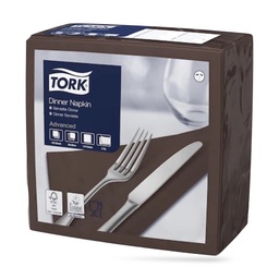 [478765] Tork dinner szalvéta 40 x 40 cm-es 2 r. 150 lapos barna