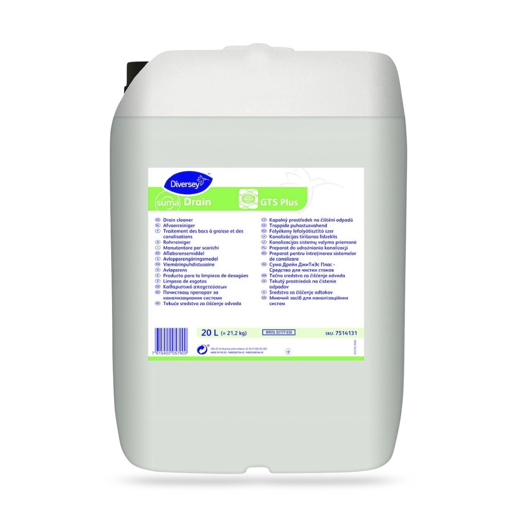 Suma Drain Gts Plus biológiai elven működő kanális tisztítószer 20 l-es