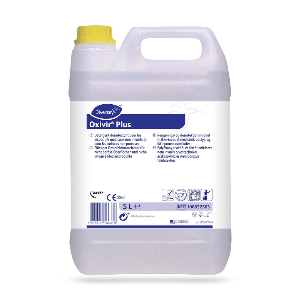 Di Oxivir Plus hidrogén-peroxid alapú folyékony tisztító- fertőtlenítőszer 5 l-es