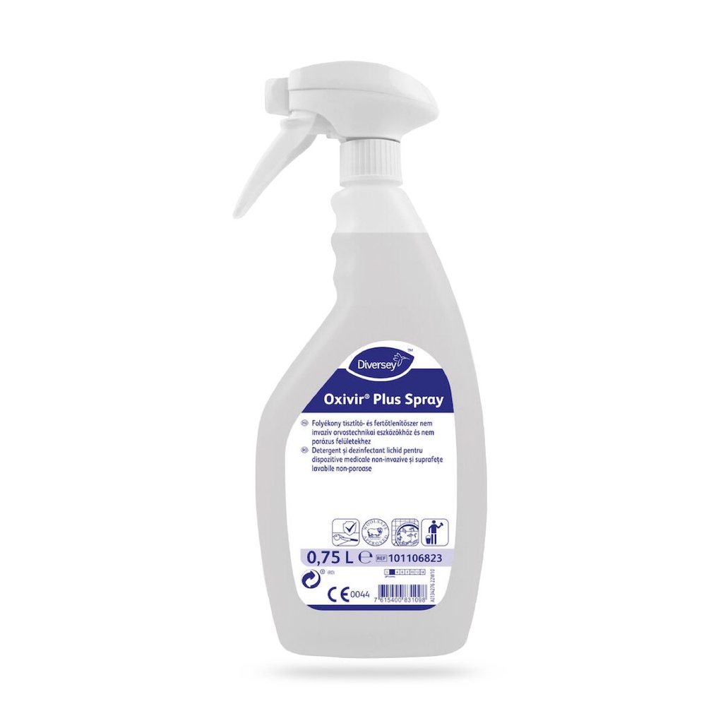 Di Oxivir Plus Spray hidrogén-peroxid alapú folyékony tisztító- fertőtlenítőszer 750 ml-es