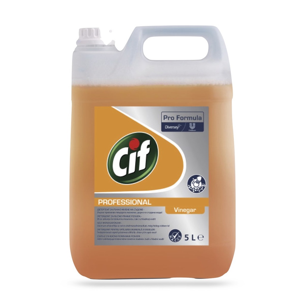 Cif Pf.Hdw Vinegar bőrkímélő kiváló hatékonyságú kézi mosogatószer 5 l-es