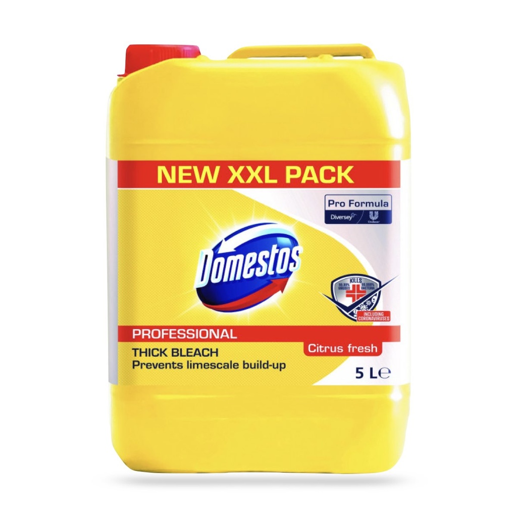 Domestos Pro Formula Citrus Fresh citrom illatú fertőtlenítő-, és lemosószer 5 l-es ADR