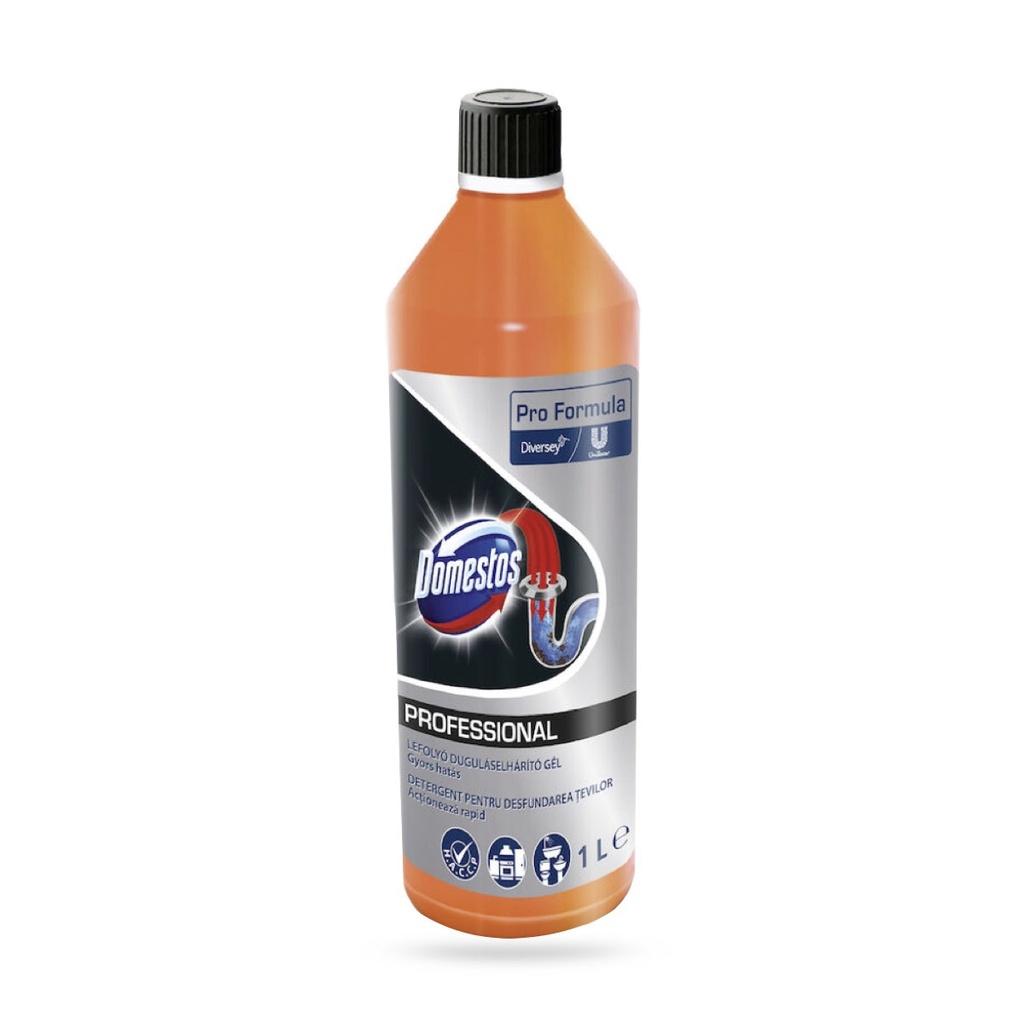 Domestos Drain Unblocker Gel duguláselhárító gél 1 l-es
