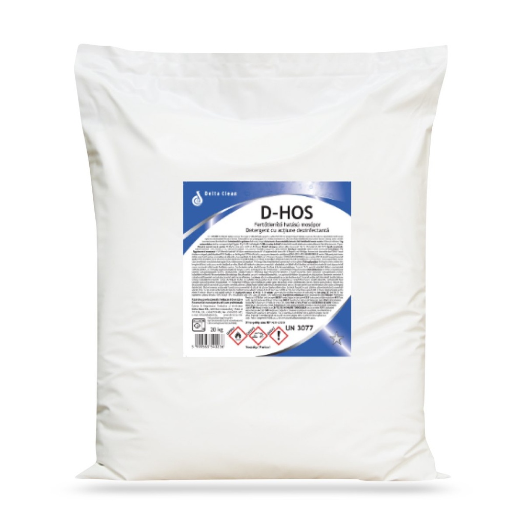 D-Hos fertőtlenítő mosópor 20 kg-os