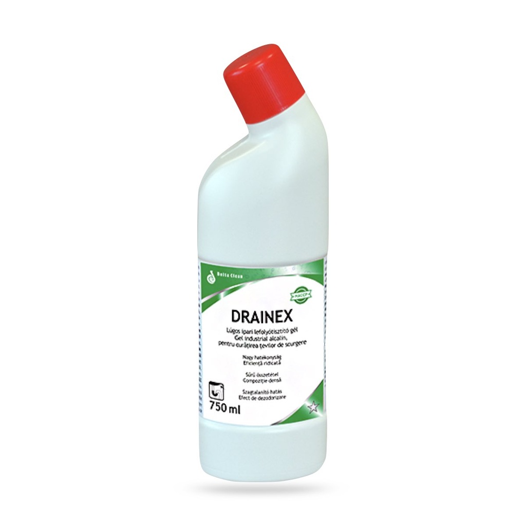 Drainex lúgos ipari lefolyótisztító koncentrátum 750 ml-es