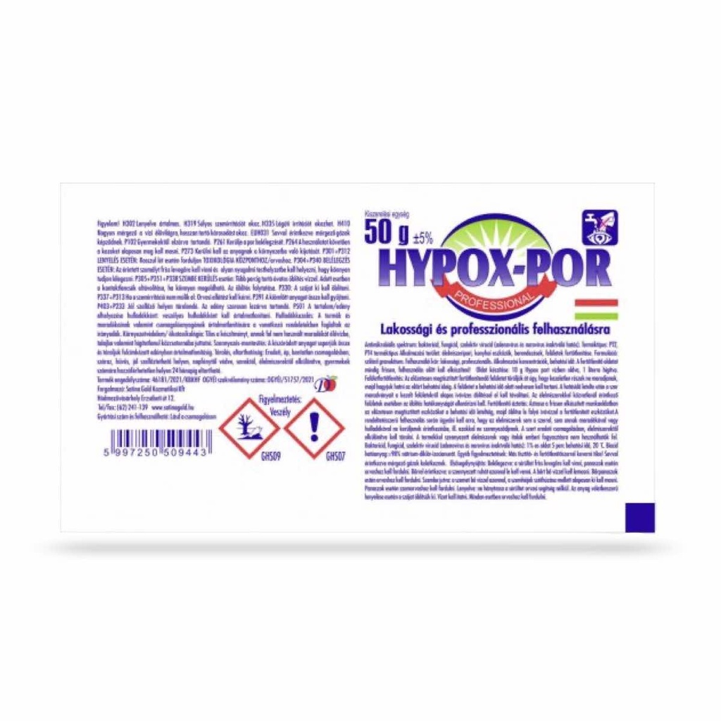 Hypopor 50 g-os klórgranulátum