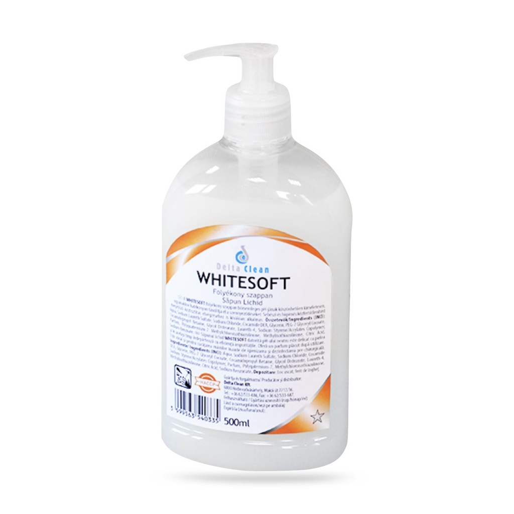 Whitesoft folyékony szappan 500 ml-es