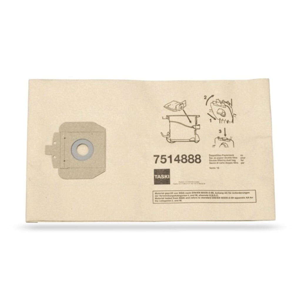 Papírporzsák 15 l-es 10 db-os