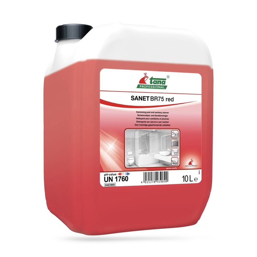 Sanet BR75 szaniter tisztítószer 10 L-es Tana ADR