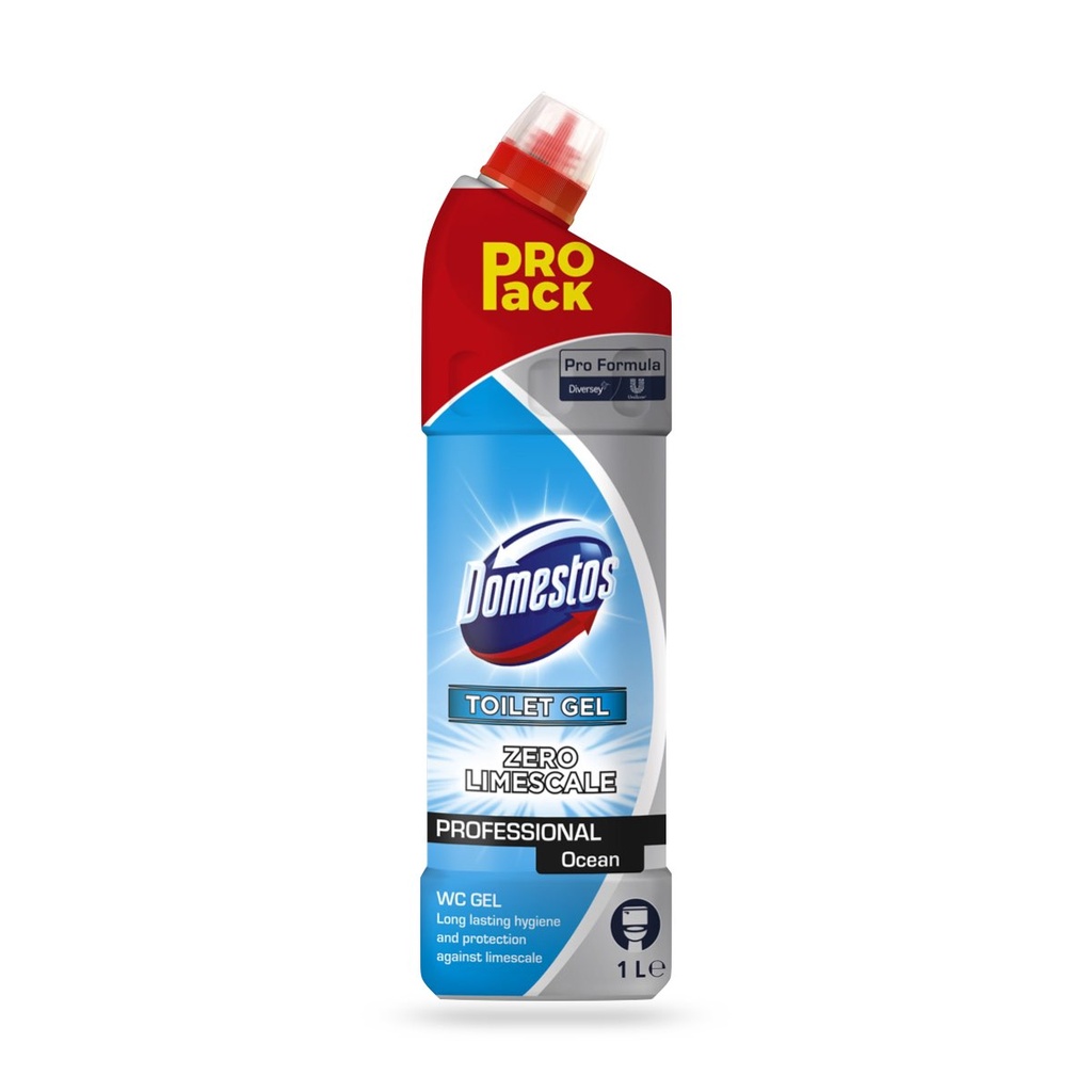 Domestos Pf. Toilet Gel Ocean toalett-tisztító gél 1 l-es