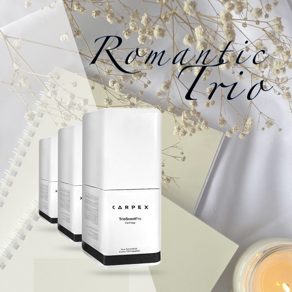 TrioScent levegő illatosító aroma olaj szett 3 x 90 ml - romantic trio