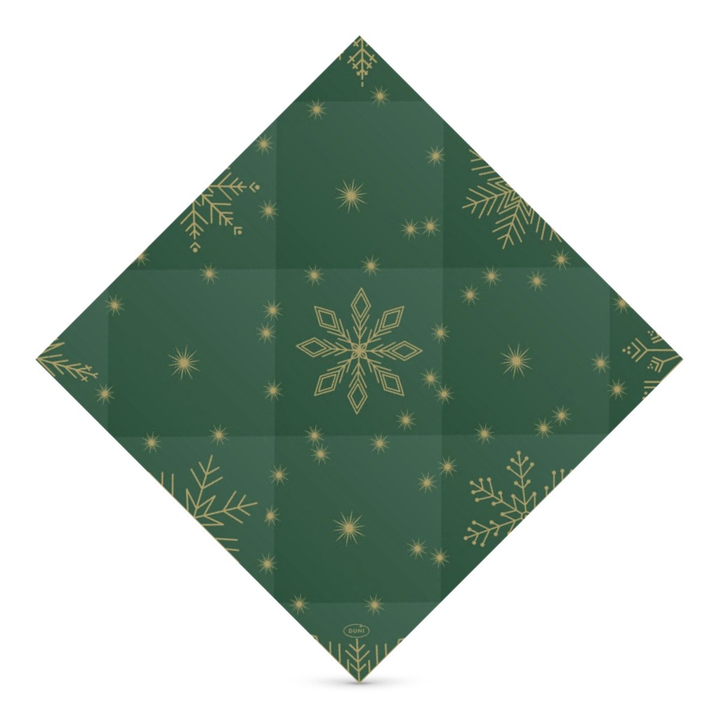 Dunisoft Bio szalvéta 40 x 40 cm-es 60 lapos Rhombus Green