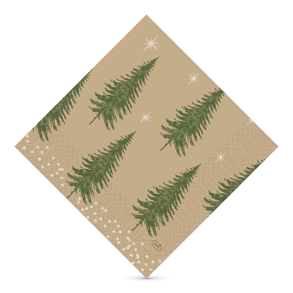 Duni tissue szalvéta 33 x 33 cm-es 3 r.  250 lapos Humble Trees