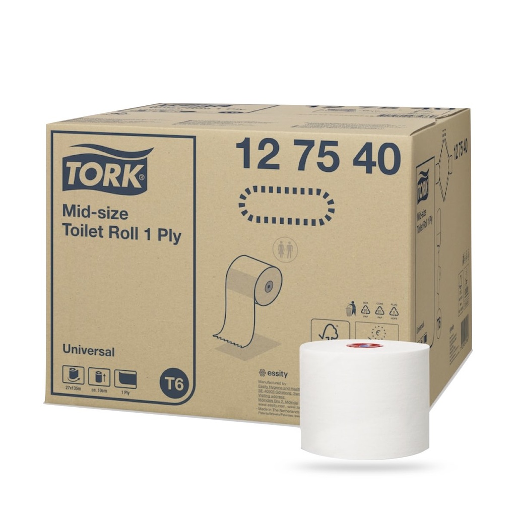 Tork Univ. Kompakt toalettpapír 1 r. 27 db-os fehér T6
