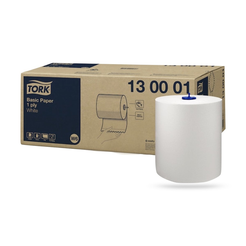 Tork Univ. tekercses törlő 1 r. 6 x 250 méteres fehér W6
