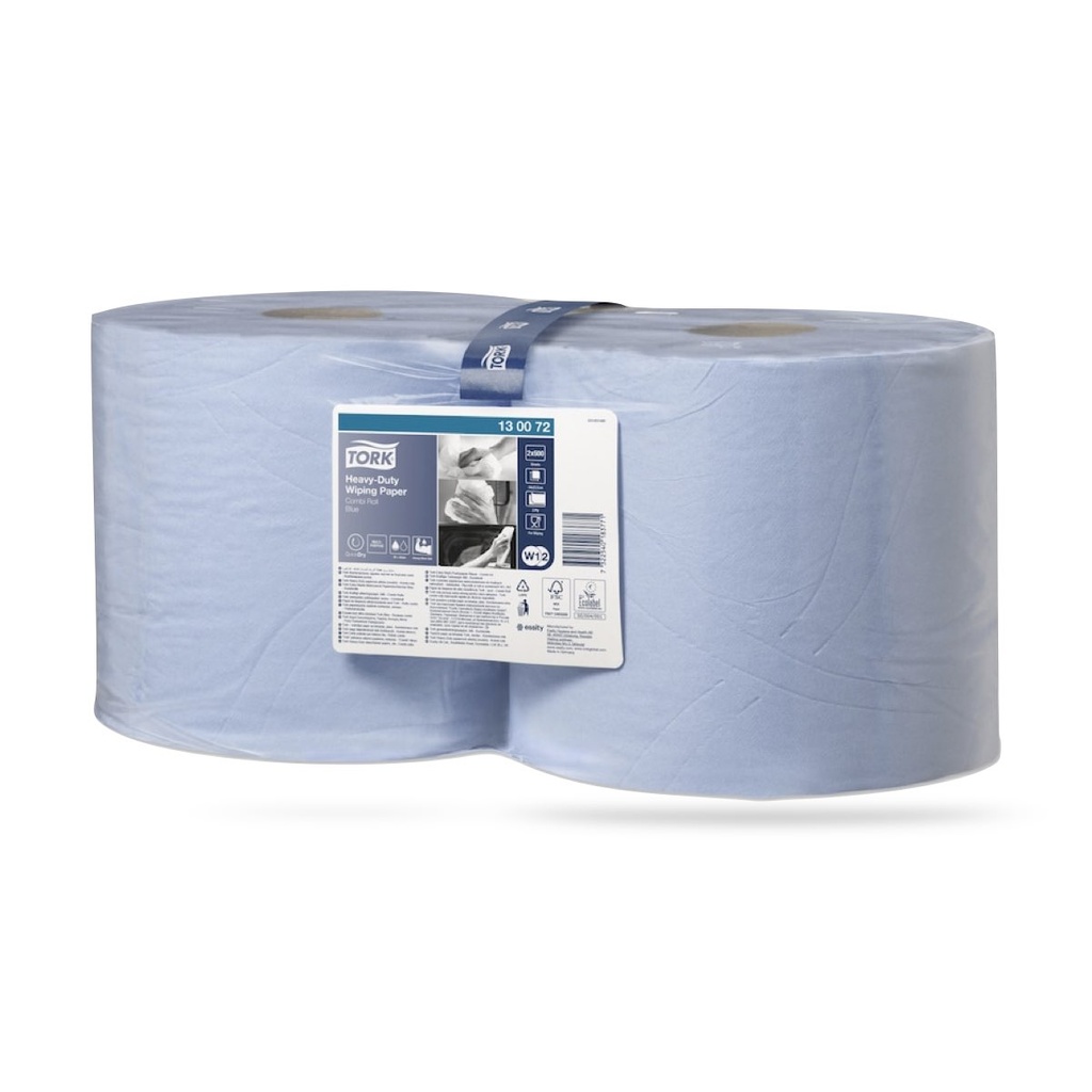 Tork Adv. tekercses törlő 2 r. 2 x 170 méteres kék W1 W2