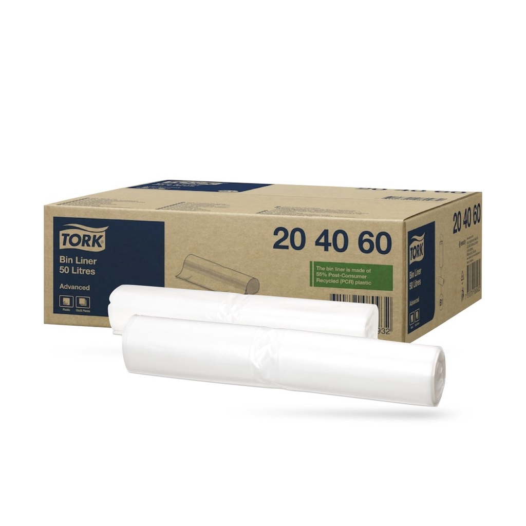 Tork Hulladékgyűjtő zsák 50 l-es 25 db-os B1