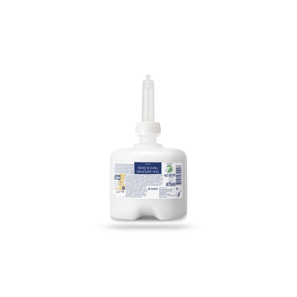 Tork Prem. kéz-, és testápoló 475 ml-es fehér S2