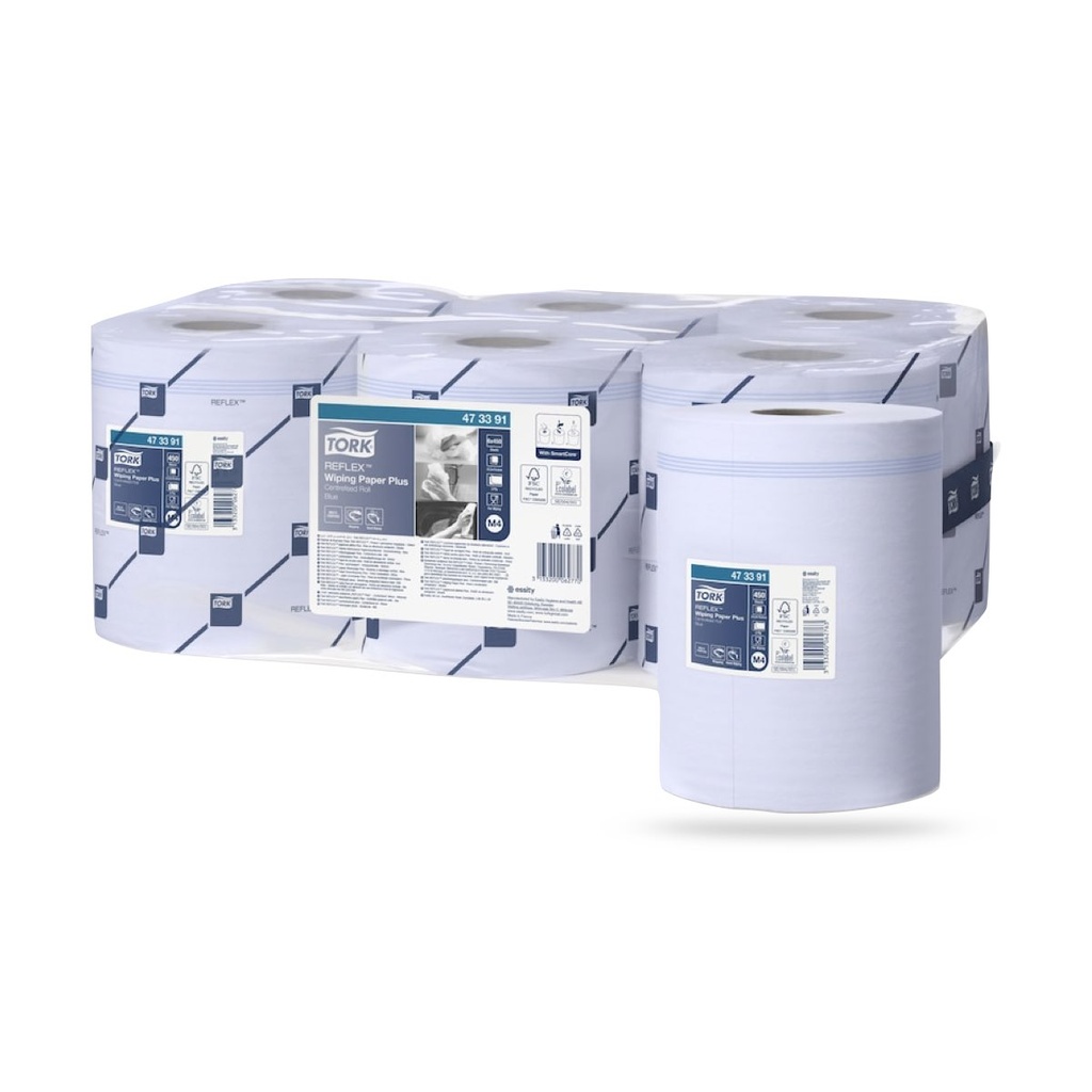 Tork Adv. Reflex tekercses törlő 2 r. 6 x 150 méteres kék M4