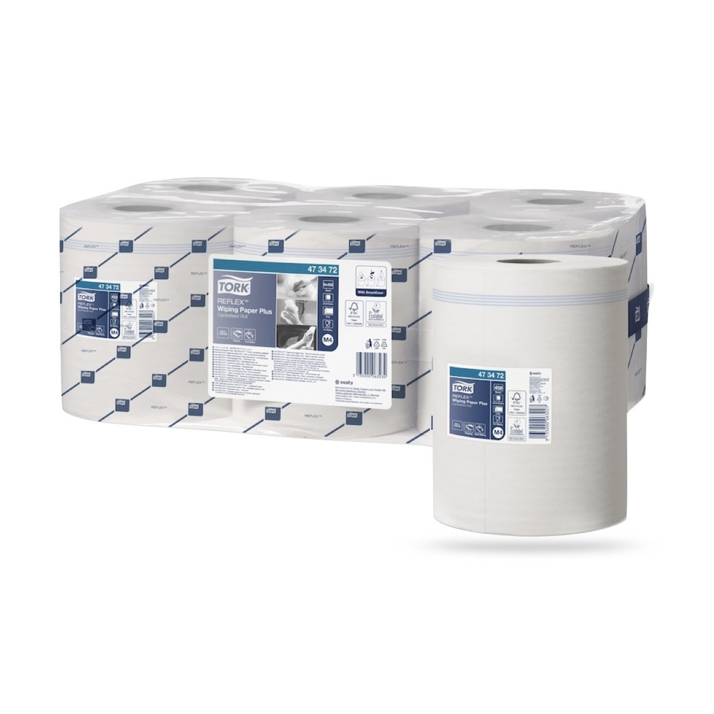 Tork Adv. Reflex tekercses törlő 2 r. 6 x 150 méteres fehér M4