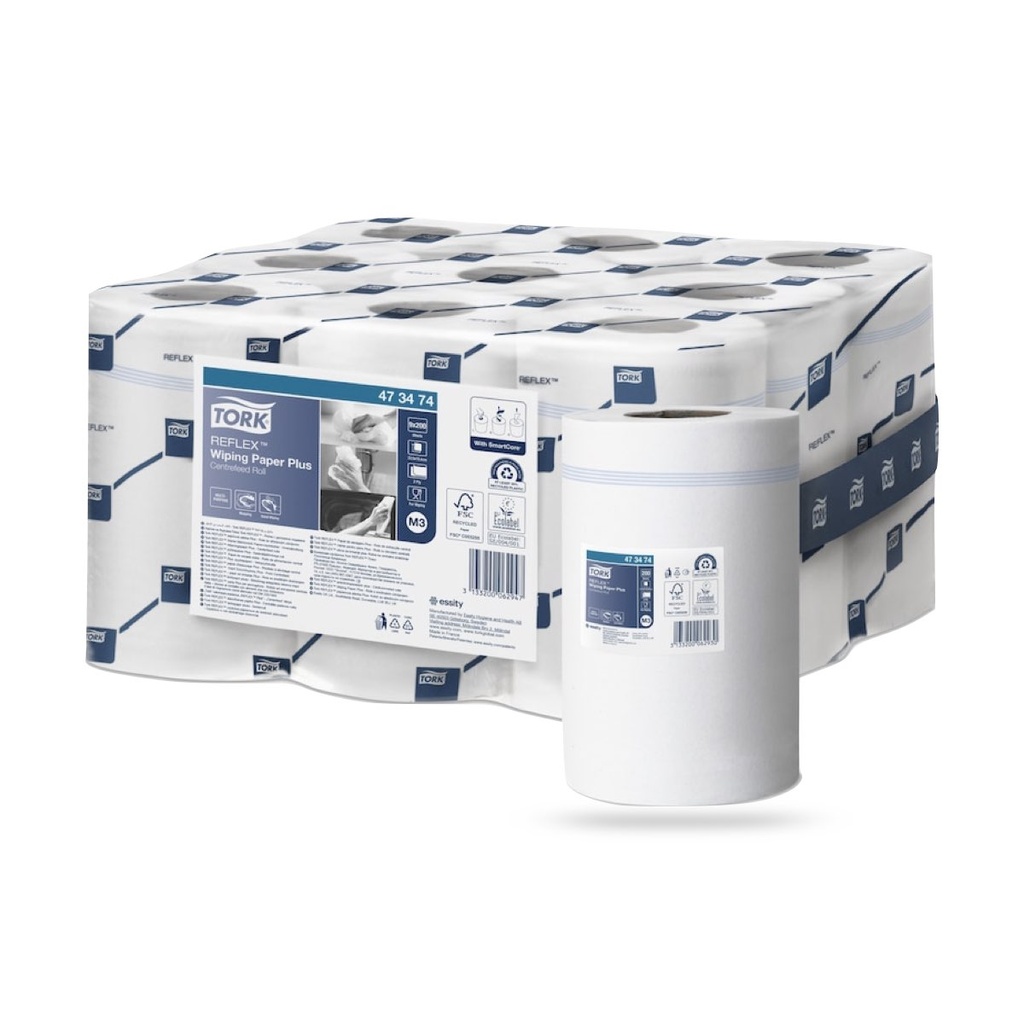 Tork Adv. Reflex tekercses törlő 2 r. 9 x 67 méteres fehér M3