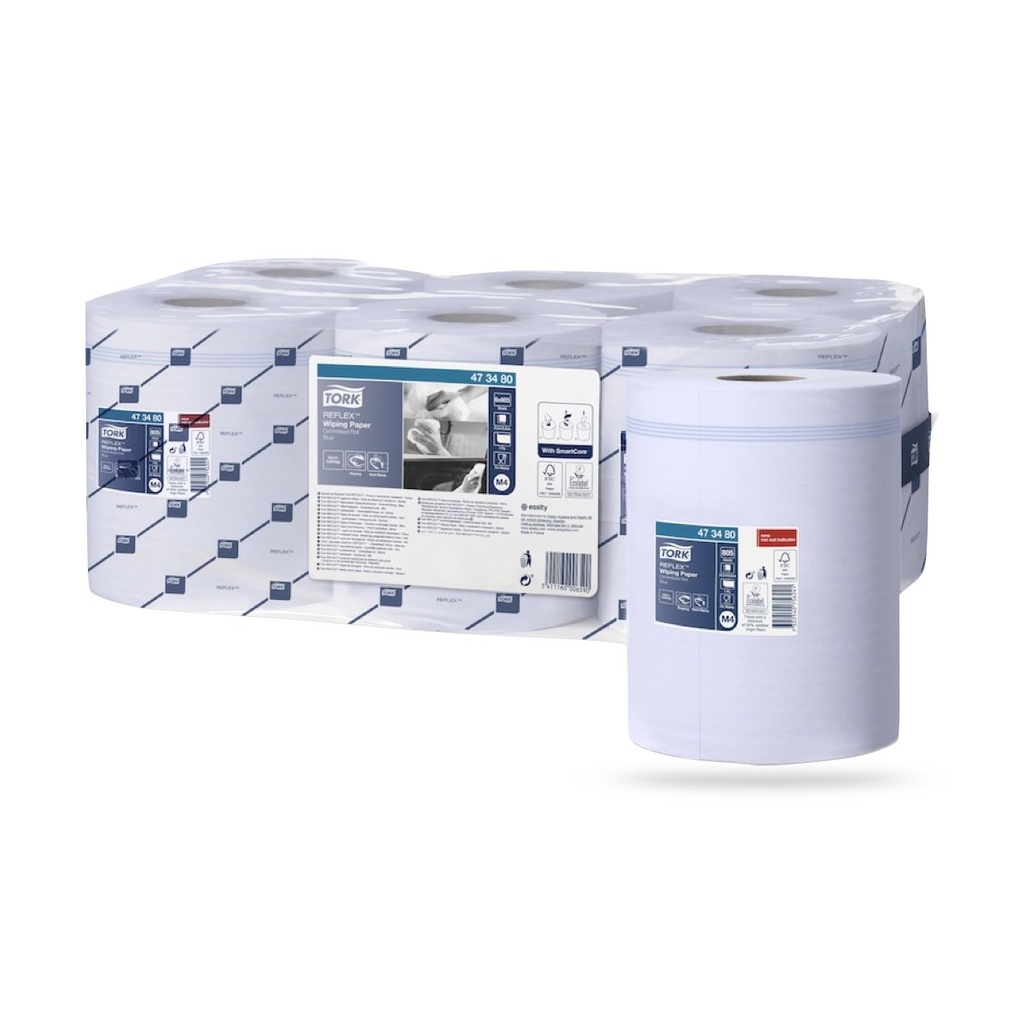 Tork Adv. Reflex tekercses törlő 1 r. 6 x 270 méteres kék M4