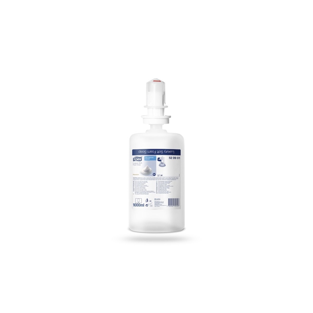 Tork Prem. Luxus soft kézkímélő habszappan 1 l-es fehér S4