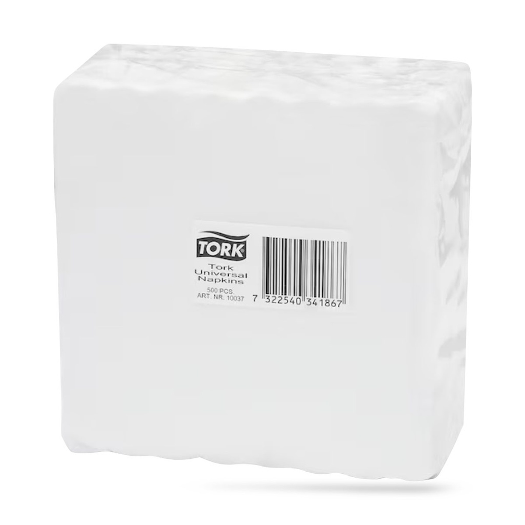 Tork koktélszalvéta 15 x 15 cm-es cm-es 1 r. 500 lapos fehér