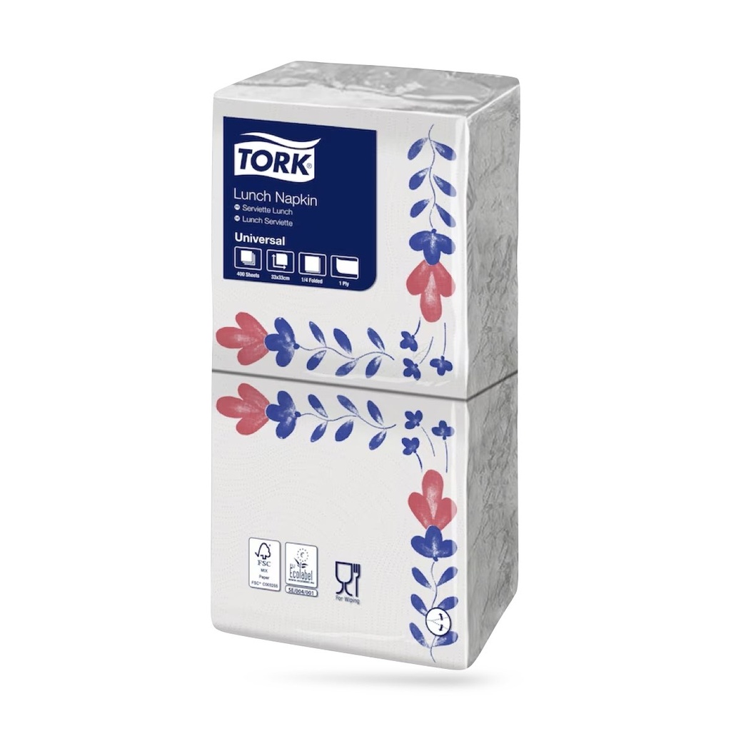 Tork Decor lunch szalvéta 33 x 33 cm-es cm-es 1 r. 400 lapos 