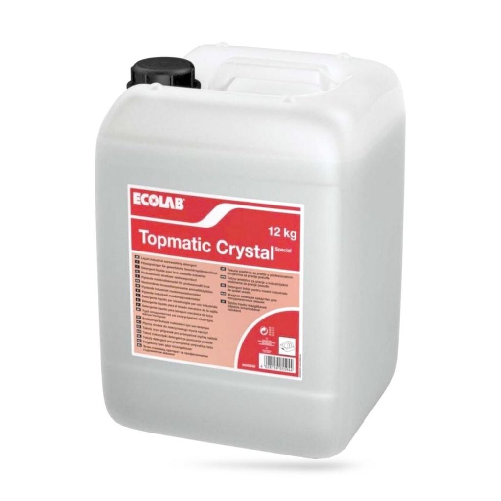Topmatic Crystal Special nagy koncentrációjú folyékony mosogatószer 12 kg-os