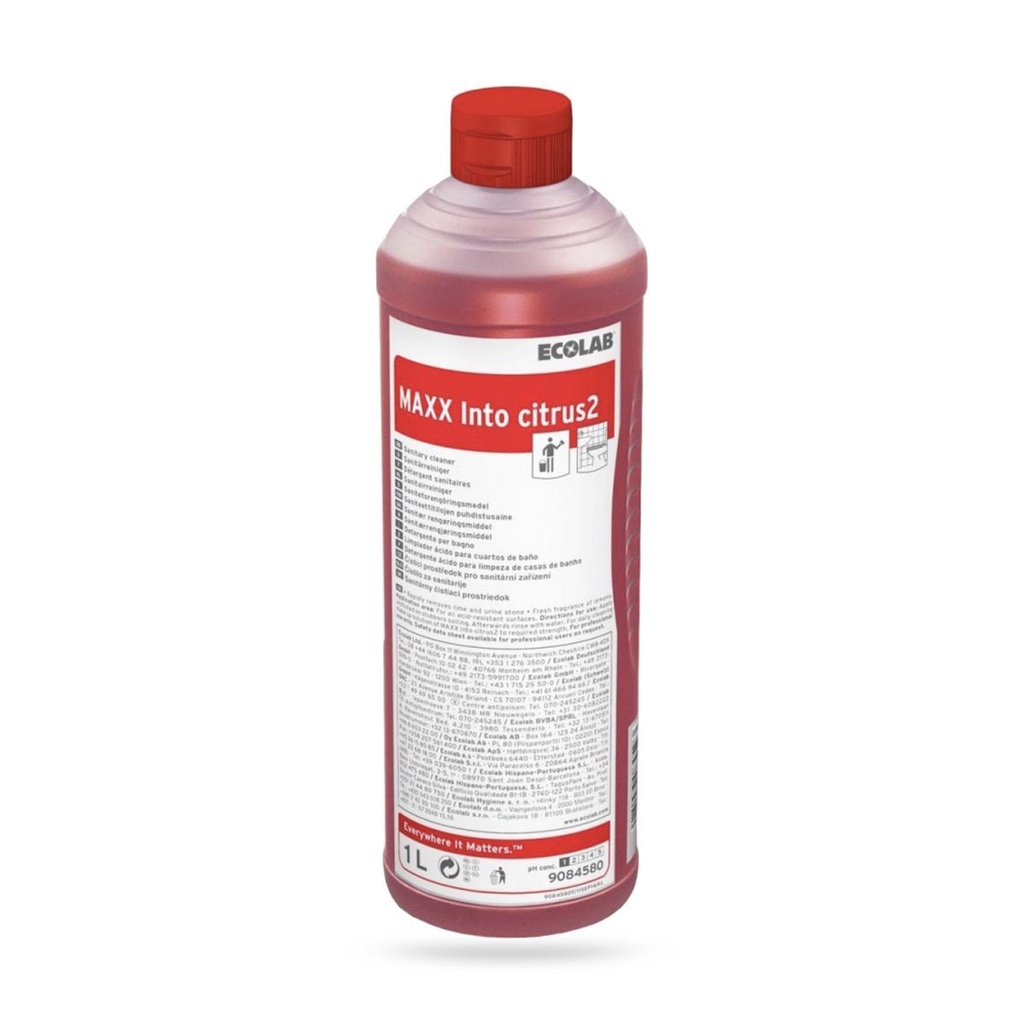 Maxx Into Citrus2 szupernedvesítő szaniter tisztító, citromos illattal 1 l-es