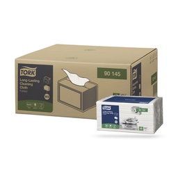 [90145] Tork Prem. többször használható tisztítókendő 50 lapos fehér W8