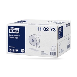 [110273] Tork Prem. Jumbo toalettpapír 2 r. extra fehér 6 x 360 m T1