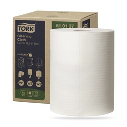 [510137] Tork Prem. tisztítókendő 152 méteres fehér W1 W2 W3