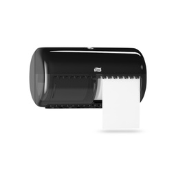 [557008] Tork Kistekercses dupla toalettpapír adagoló fekete T4