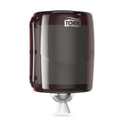 [653008] Tork Performance Uni Box tekercses kéztörlőtartó piros-fekete W2