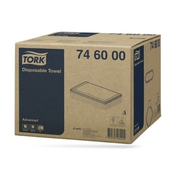 [746000] Tork Adv. eldobható 5 r. fodrászkendő 250 lapos fehér