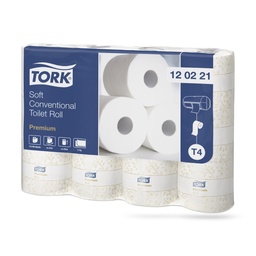 [120221] Tork Prem. kistekercses toalettpapír egyesével csomagolt 2 r. 8 x 12 x 22 méteres fehér T4