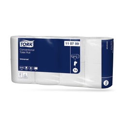 [110789] Tork Univ. kistekercses toalettpapír 2 r. 64 x 30 méteres fehér T4