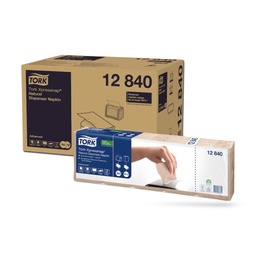 [12840] Tork Xpressnap adagolós szalvéta 21 x 33 cm-es cm-es 1 r. 1125 lapos natur N4
