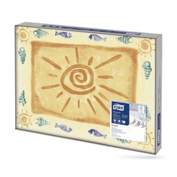 [474600] Tork Decor tálalátét 42 x 31 cm-es 1 r. 500 lapos "Nap motívumos"