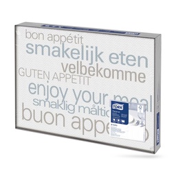 [474614] Tork Decor tálalátét 42 x 31 cm-es 1 r. 500 lapos "Buon Appetito"