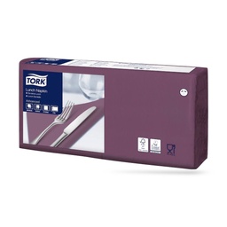[477207] Tork lunch szalvéta 33 x 33 cm-es 2 r. 200 lapos bíbor