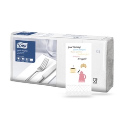 [477302] Tork Decor lunch szalvéta 33 x 33 cm-es cm-es 2 r. 200 lapos 