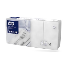 [477416] Tork lunch szalvéta 33 x 33 cm-es 1/8-os 3 r. 150 lapos fehér