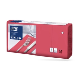[477417] Tork lunch szalvéta 33 x 33 cm-es 1/8-os 2 r. 200 lapos piros