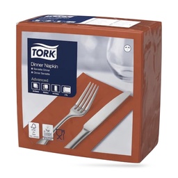 [477606] Tork dinner szalvéta 40 x 40 cm-es cm-es 2 r. 150 lapos terrakotta