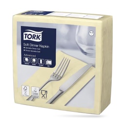 [477615] Tork dinner szalvéta 40 x 40 cm-es 1/8-os 3 r. 100 lapos pezsgő