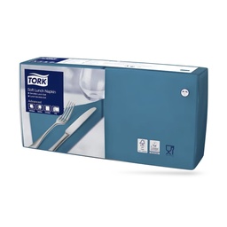 [477845] Tork lunch szalvéta 33 x 33 cm-es cm-es 2 r. 200 lapos kékeszöld