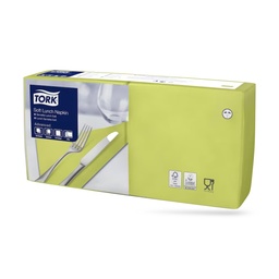 [477860] Tork lunch szalvéta 33 x 33 cm-es cm-es 3 r. 150 lapos lime
